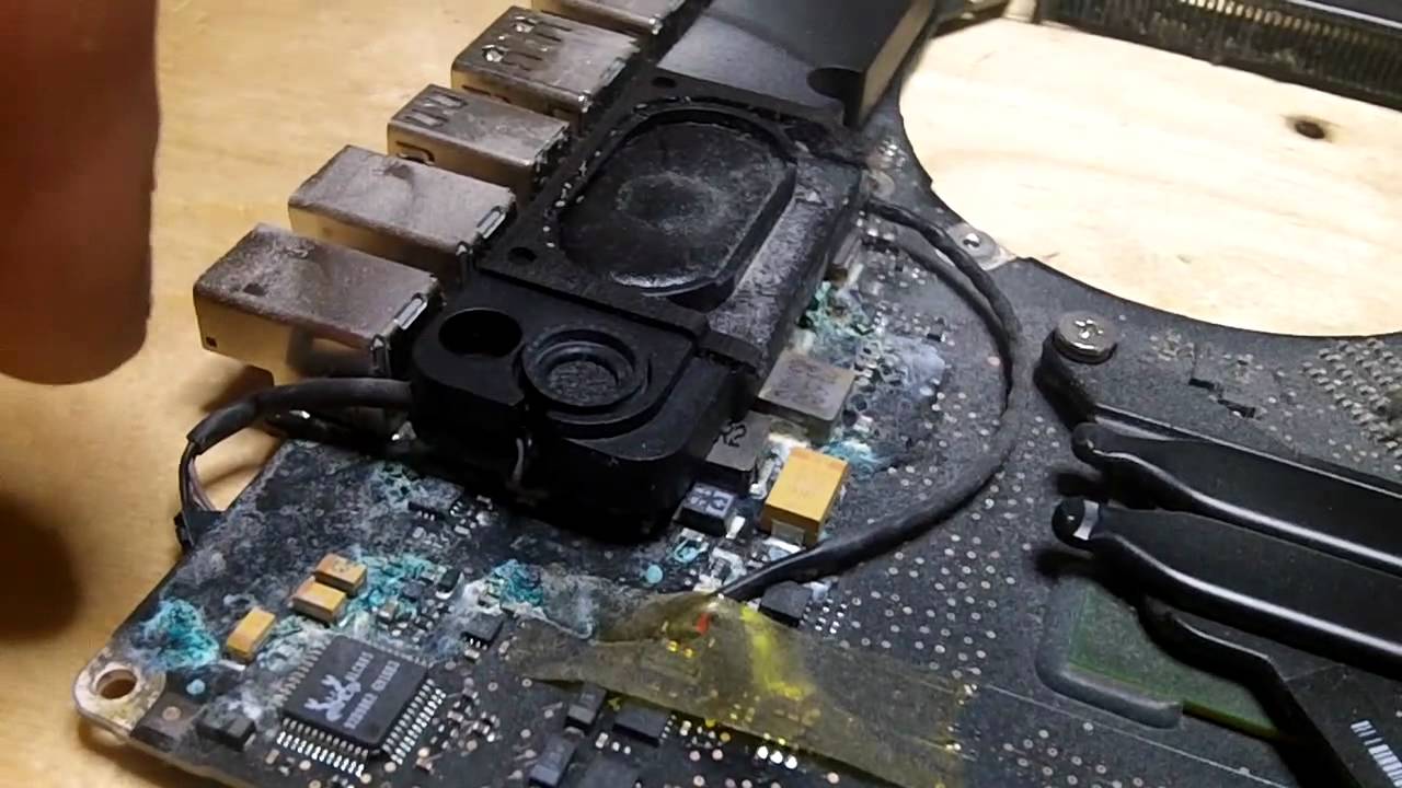 MacBook water damage repair Dubai